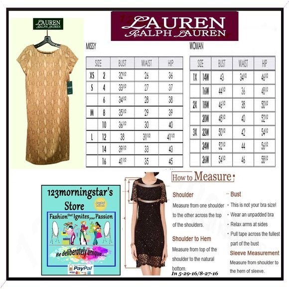 Lauren Ralph Lauren NEW Old Money Python Snake Sheath Dress PS - Picture 11 of 11